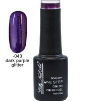 Ημιμόνιμο μανό one step 5ml - Dark purple glitter [40504002-043]