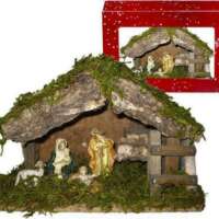 ΦΑΤΝΗ ΞΥΛΙΝΗ ΜΙΚΡΗ 18x12cm Xmasfest 1131315