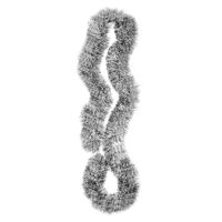 ΓΙΡΛΑΝΤΑ ΚΛΑΣΣΙΚΗ TINSEL Φ:11cm/Y:2m Xmasfest 1131020  Ασημί