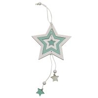 ΚΡΕΜΑΣΤΟ ΑΣΤΕΡΙ ΜΕ ΑΣΤΕΡΑΚΙΑ 11cm Xmasfest 1132957