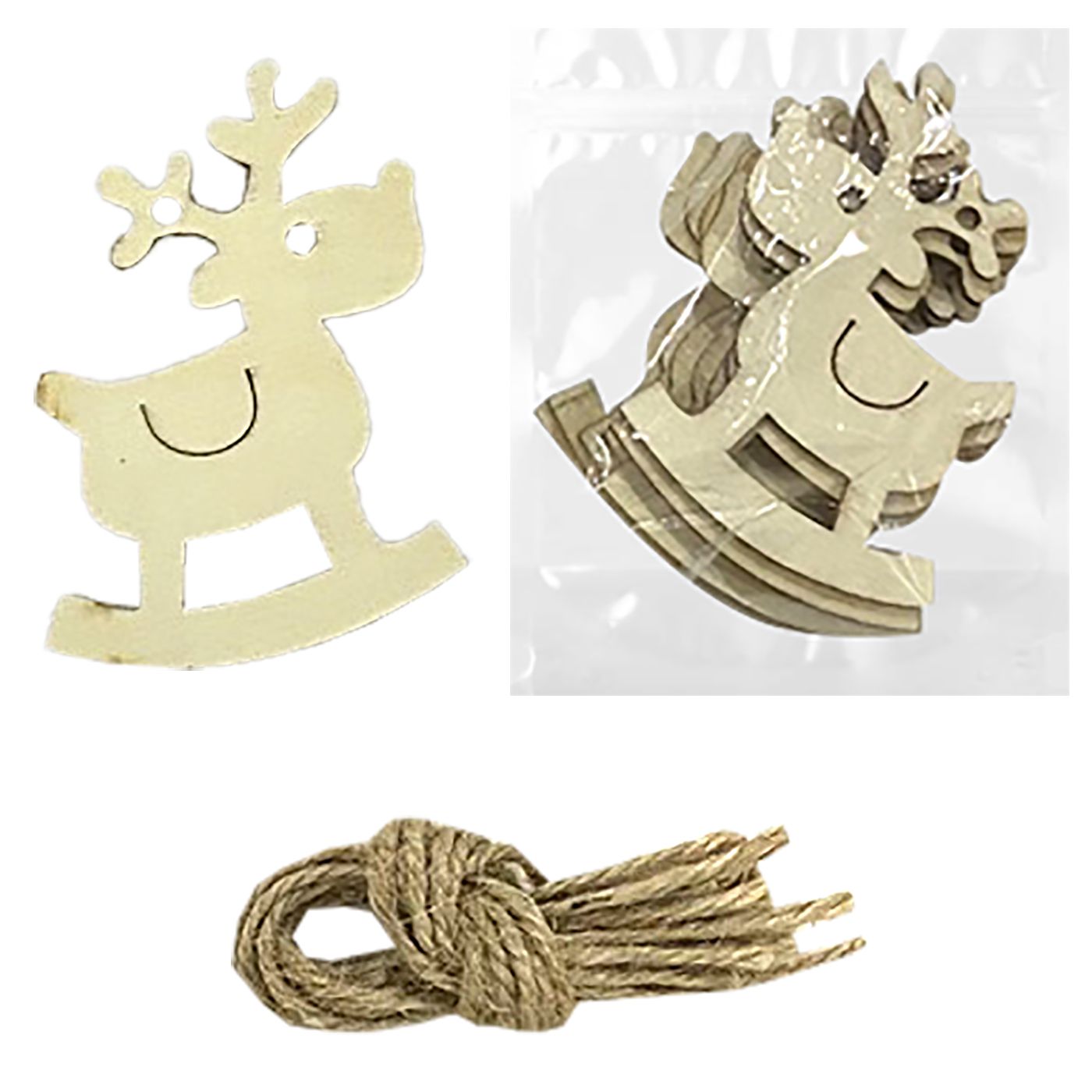 ΣΤΟΛΙΔΙ ΞΥΛΙΝΟ ΤΑΡΑΝΔΟΣ 7x5cm Xmasfest 1133230