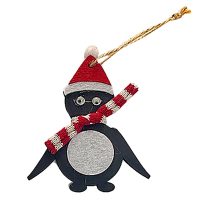 ΠΙΓΚΟΥΙΝΟΣ ΚΡΕΜΑΣΤΟΣ ΜΕ ΚΑΣΚΟΛ 9x7cm Xmasfest 1133274