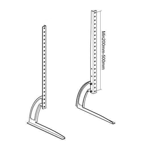 BRACKET TV Stand Επιτραπέζια Βάση Τηλεόρασης Μέγιστο βάρος στήριξης 35kg - Image 3