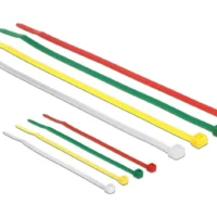 DELOCK Δεματικά καλωδίων, 100x2.5mm - 200x3.6mm, χρωματιστά, 200τμχ