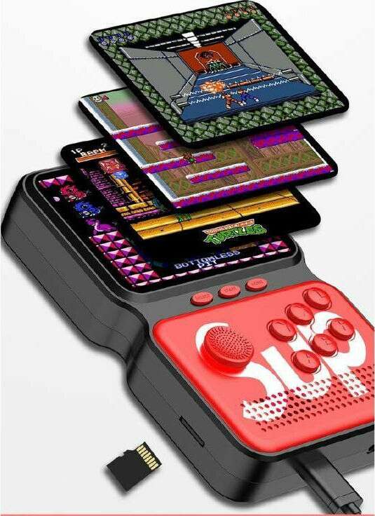 Φορητή Ρετρό Παιχνιδομηχανή με 900+ Classic Games SUP M3 Game Box Power Κοκκινο - Image 3