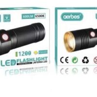 aerbes AB-Z1163 επαναφορτιζόμενος φακός 600LM 6500K