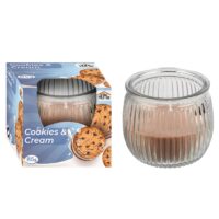 ΚΕΡΙ COOKIES AND CREAM ΣΕ ΒΑΖΟ 21h 85gr net, 7x6,5cm Homie 57467