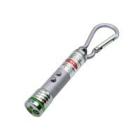 LED Mini Φακός – Μπρελόκ – Laser BL-1001 Ασημί