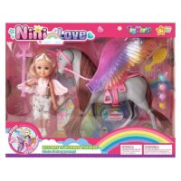 ΚΟΥΚΛΑ 15cm & ΑΛΟΓΟ 30x24x7cm ToyMarkt 98237