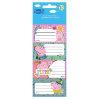 ΕΤΙΚΕΤΕΣ PEPPA PIG ΣΕΤ=5 ΦΥΛΛΑ 20 ΕΤΙΚΕΤΕΣ  PEPPA