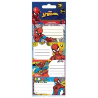 ΕΤΙΚΕΤΕΣ SPIDERMAN ΣΕΤ=5 ΦΥΛΛΑ 20 ΕΤΙΚΕΤΕΣ  SPIDERMAN