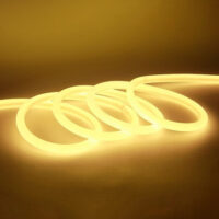 Αδιάβροχη Led Ταινία Neon 12V 5m με Τροφοδοτικό Θερμό Λευκό 3500K IP65 RZ-0022