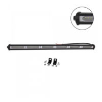LED Αδιάβροχη Μπάρα Αλουμινίου Slim 12V-24V 50cm 162W 54 SMD IP68 12960LM 6000K OYQP-0051