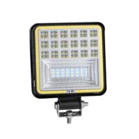 LED Αδιάβροχος Προβολέας Αλουμινίου Ψυχρό Λευκό - Κίτρινο 12V-24V 11cm 126W 42 SMD IP67 10080LM OYQP-0073
