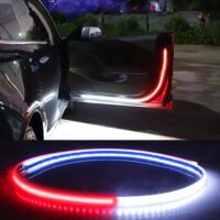 Led Ταινία Προειδοποιητική Ασφαλείας για Πόρτα 120cm Κόκκινο - Λευκό