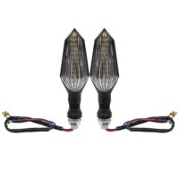 Φλάς μηχανής LED 12 SMD Πορτοκαλί 12V IP65 0050 2 τμχ