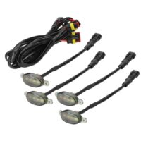 Προειδοποιητικά Φώτα Αυτοκινήτου 16W 12V Ψυχρό Λευκό Σετ 4 τμχ