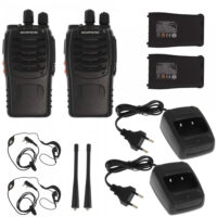 Σετ Ασύρματοι Φορητοί πομποδέκτες UHF 5W 2 τεμαχίων BF-888S BAOFENG
