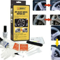 Kit Επιδιόρθωσης για Ζάντες Αυτοκινήτου DIY Alloy Wheel Repair Ασημί W08246