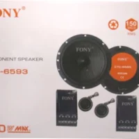 Σετ Ηχεία Αυτοκινήτου Διαιρούμενα Woofer 6.5" και Tweeter 2" 150W RMS με Ενισχυτή CTC-6593 2 τμχ