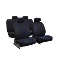 Σετ Καλύμματα Καθισμάτων Αυτοκινήτου Universal W15505-7 Μαύρα-Μπλε
