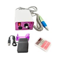 Τροχός Νυχιών Ρεύματος 30000rpm με Πεντάλ 15W Lina MM-25000 Ροζ