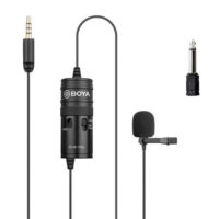 Πυκνωτικό Μικρόφωνο Jack 3.5mm Πέτου για Κάμερα και Κινητό Boya BY-M1