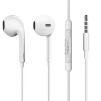 Ακουστικά Κινητού Handsfree Earbuds με Βύσμα Jack 3.5mm Treqa EP-752 Λευκό