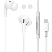 Ακουστικά Κινητού Handsfree In-ear με Βύσμα Lightning Treqa EP-756 Λευκό