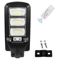 Led Αδιάβροχο Ηλιακό Φωτιστικό Δρόμου 150W 11520LM με Ανιχνευτή Κίνησης και Τηλεχειριστήριο Jortan JT-G-150W