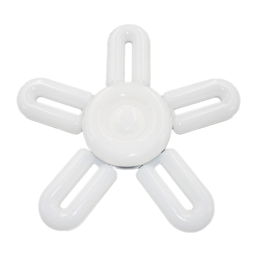 LED Λάμπα Πτυσσόμενη 60W με 5 Πτερύγια E27 Ψυχρό Λευκό 220V 4000LM RZ-0048