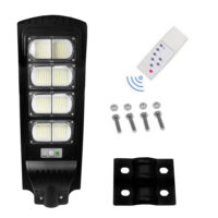 Led Αδιάβροχο Ηλιακό Επιτοίχιο Φωτιστικό 160W 25600LM με Ανιχνευτή Κίνησης Rixme RZ-0085-160W