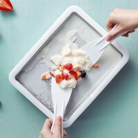 Παγωτομηχανή από Μέταλλο για Ice Roll Instant Ice Cream Maker