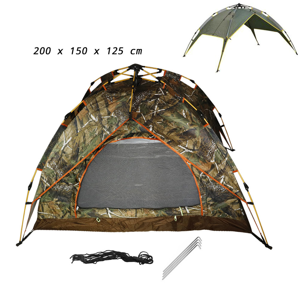 Σκηνή Igloo 3 Ατόμων Καλοκαιρινή 200 x 150 x 125 cm Αυτόματη Παραλλαγή Πράσινη