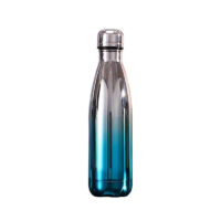 Μπουκάλι Θερμός 500ml JB-UV Γαλάζιο-Ασημί