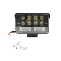 LED Αδιάβροχος Προβολέας Αλουμινίου 12V-24V 126W 22 SMD IP67 10080LM
