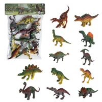 12 ΔΕΙΝΟΣΑΥΡΟΙ 8-11cm ΣΕ ΣΑΚΟΥΛΑΚΙ 17x26x4cm ToyMarkt 913418