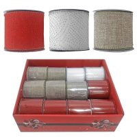 ΚΟΡΔΕΛΑ ΧΡΙΣΤΟΥΓΕΝΝΩΝ ΛΙΝΗ ΜΕ ΠΕΤΡΑΔΙΑ GLITTER 6,3cm x5,5m Xmasfest 1133328
