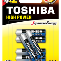 Toshiba High Power AAA (blister 4+2 pcs) - LR03GCP BP6 2F