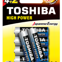 Toshiba High Power AA (blister 4+2 pcs) - LR6GCP BP6 2F