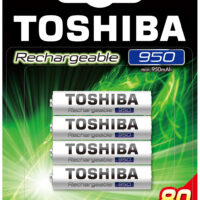 Toshiba Rechargeable AAA 950mAh (blister 4 pcs) - TOSHIBA TNH-03GAE