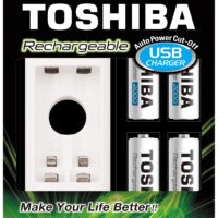 Toshiba Charger AA & AAA (4 batteries AA 2000mAh) - TNHC-6GME4 CB