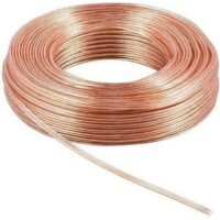 FTT12-013 ΚΑΛΩΔΙΟ TELEWIRE ΗΧΕΙΩΝ ΔΙΑΦΑΝΟ 2 Χ 0.75mm ΚΑΘΑΡΟΣ ΧΑΛΚΟΣ (20METΡΑ)