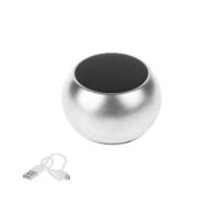 Mini Φορητό Ασύρματο Ηχείο Bluetooth 3W με Διάρκεια Μπαταρίας έως 4 Ώρες TR-2053 Ασημί