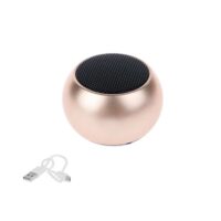 Mini Φορητό Ασύρματο Ηχείο Bluetooth 3W με Διάρκεια Μπαταρίας έως 4 Ώρες TR-2053 Χρυσό