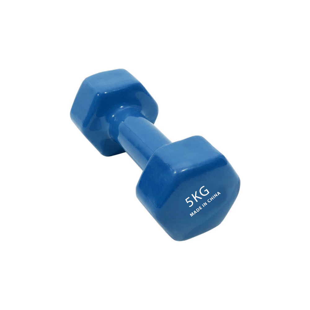 Εξάγωνο Βαράκι Βινυλίου 1 x 5kg 25566-11 Μπλε