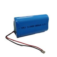 TOPLY Επαναφορτιζόμενη  μπαταρία λιθίου 3*18650 - 3.7V - 8800mah