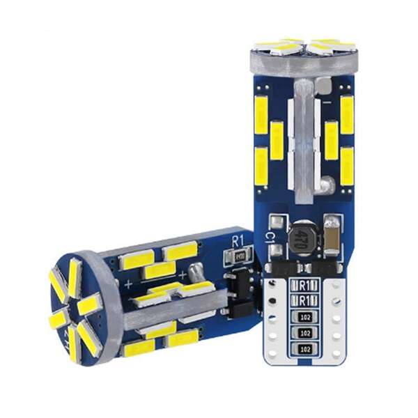 Λάμπες Led Canbus Λευκό 2Τμχ w06106