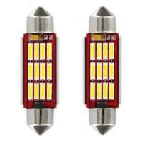 Σετ LED Πλαφονιέρας Canbus 6500K 12V Λευκό 36mm 12 SMD 2τμχ. XXM0028-36MM