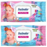 ΥΓΡΑ ΜΩΡΟΜΑΝΤΗΛΑ FRESHMAKER ΜΕ ΚΑΠΑΚΙ ΠΑΚ=72ΤΕΜ  4teen4ty 25136